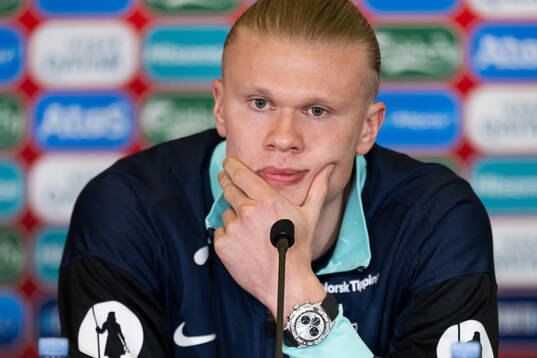 Erling Braut Haaland of the Norwegian national football team