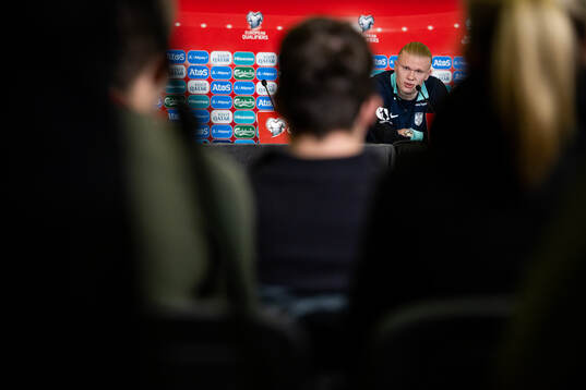 Erling Braut Haaland of the Norwegian national football team