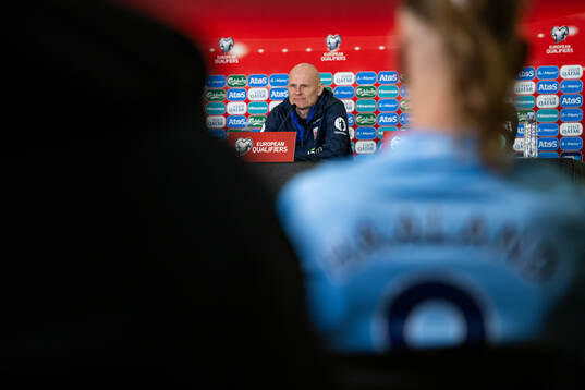 Ståle Solbakken, head coach of the Norwegian national