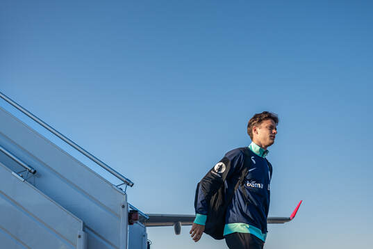 Felix Horn Myhre of the Norwegian national football team