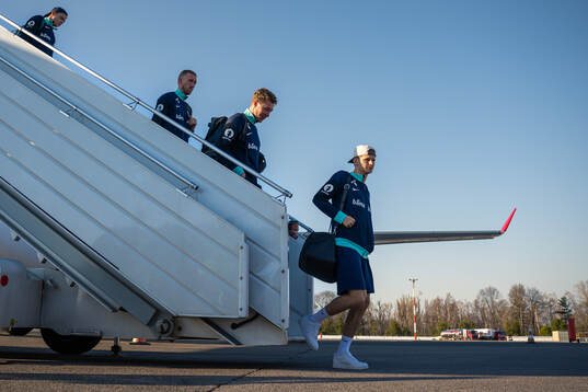 Goalkeeper Egil Selvik, goalkeeper Mathias Dyngeland and