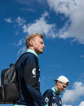 Sondre Langås and David Møller Wolfe of the Norwegian