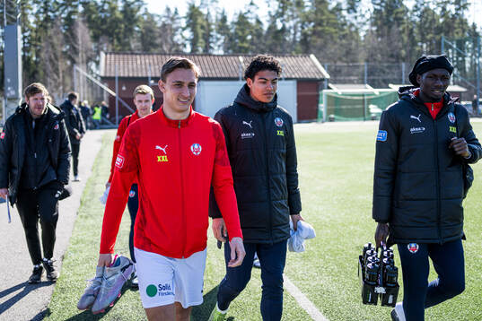 Helsingborgs Wilhelm Nilsson och Milan Silva Rasmussen