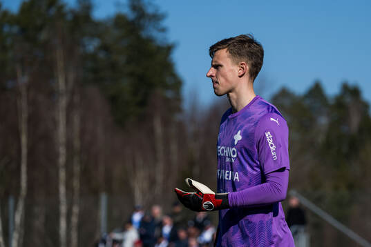 Värnamos målvakt Hugo Keto