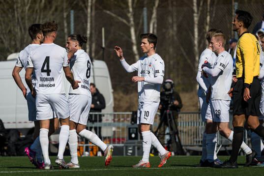 Helsingborgs Max Svensson jublar