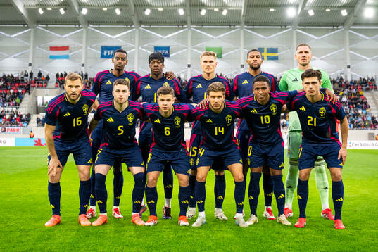 Starting eleven of Sweden