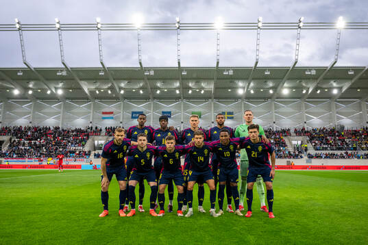 Starting eleven of Sweden