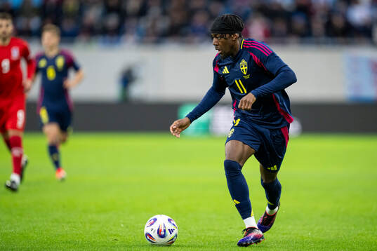 Anthony Elanga of Sweden
