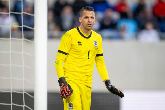 Goalkeeper Anthony Moris of Luxembourg