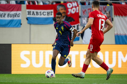 Alexander Isak of Sweden