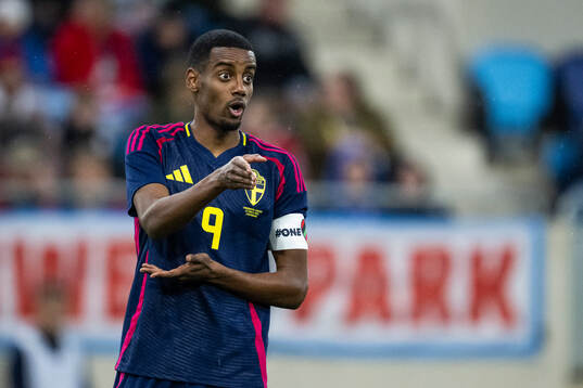 Alexander Isak of Sweden