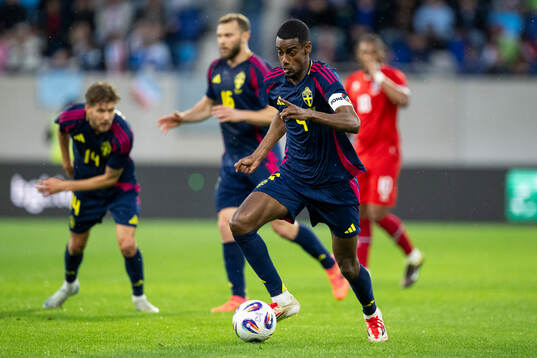 Alexander Isak of Sweden