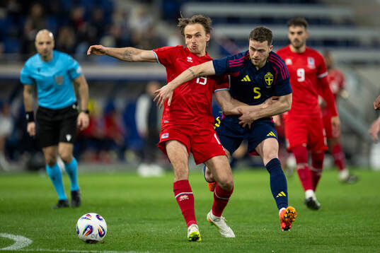 Mathias Olesen of Luxembourg and Gabriel Gudmundsson of