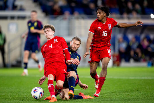 Florian Bohnert and Leandro Barreiro of Luxembourg and