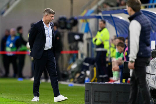 Head coach Jon Dahl Tomasson of Sweden