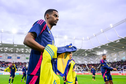 Alexander Isak of Sweden