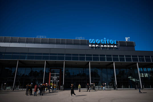 Exteriör vy av Monitor ERP Arena