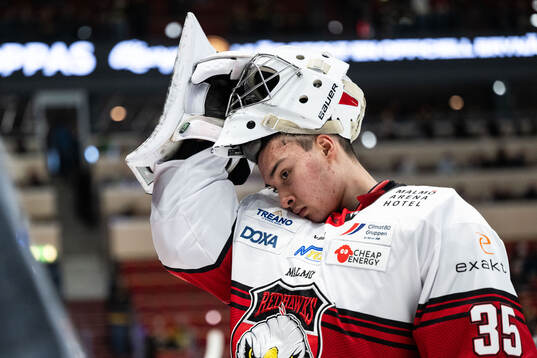 Malmö Redhawks målvakt Kimhann Hultgren