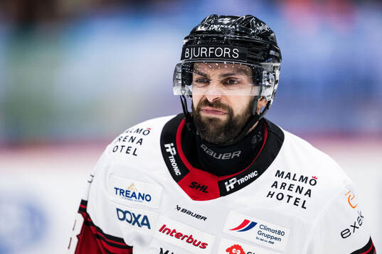 Malmö Redhawks Robin Hanzl jublar