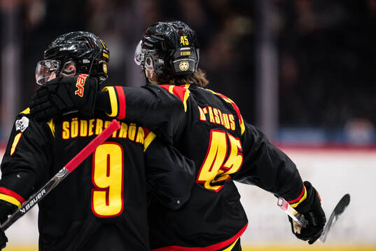 Brynäs Victor Söderström och Charles-Édouard D'astous