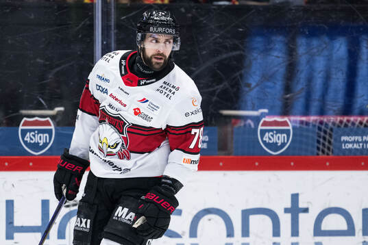 Malmö Redhawks Robin Hanzl jublar