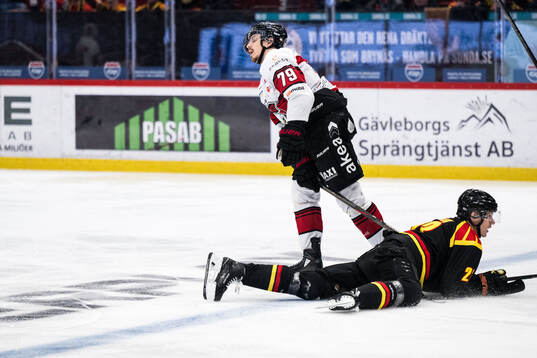 Malmö Redhawks Jakub Galvas och Brynäs Oskar Lindblom