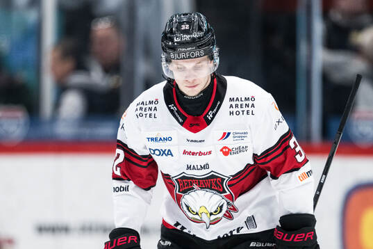 Malmö Redhawks Joona Ikonen deppar