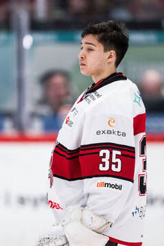 Malmö Redhawks målvakt Kimhann Hultgren