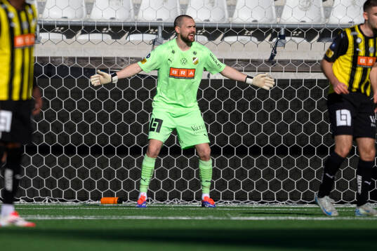 Häckens målvakt Oscar Jansson