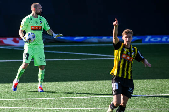Häckens målvakt Oscar Jansson