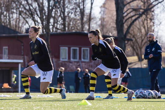 AIKs Jennie Nordin och Adelisa Grabus