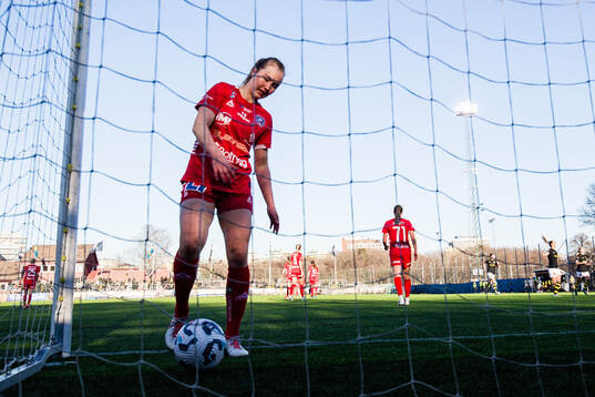 Linköpings Noor Eckhoff deppar