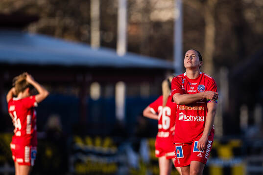Linköpings Emma Lennartsson deppar