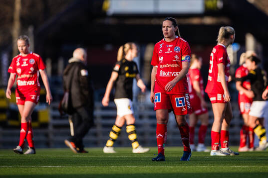 Linköpings Emma Lennartsson deppar