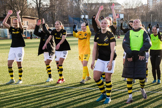AIKs Matilda Plan, Anna Oskarsson, målvakt Ella Agnekil,