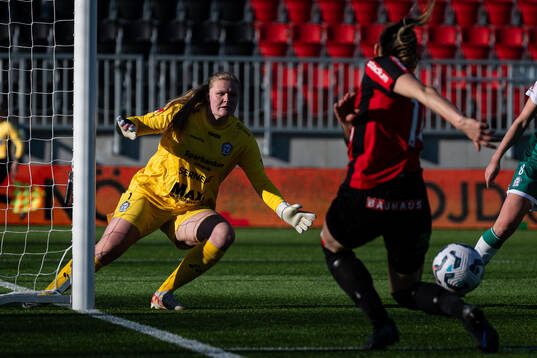 Alingsås målvakt Alexandra Blom