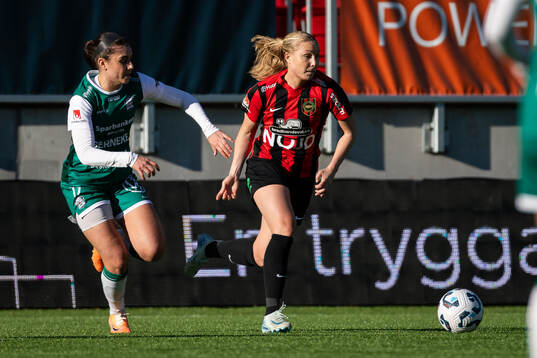 Alingsås Julia Elvbo och Brommapojkarnas Sofia Paulsson
