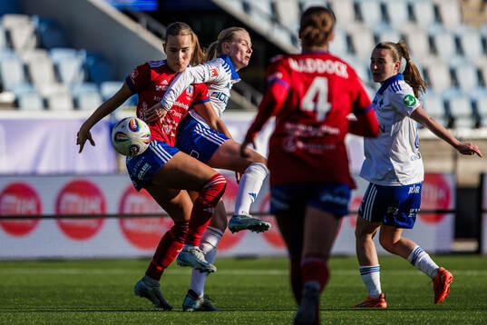Vittsjös Ilona Walta och IFK Norrköpings Elin Rombing
