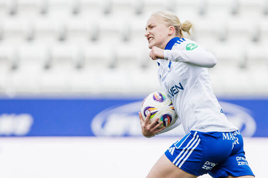 IFK Norrköpings Wilma Leidhammar jublar