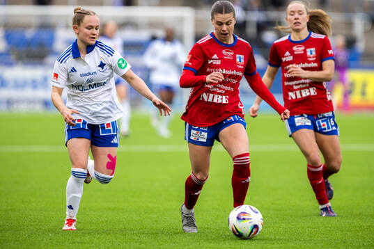 IFK Norrköpings Dana Leskinen och Vittsjös Anna Haddock