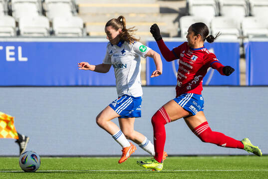 IFK Norrköpings Carrie Jones och Vittsjös Jaida Nyby