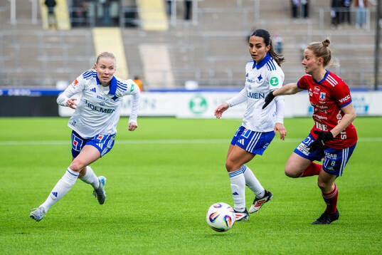 IFK Norrköpings Elin Rombing, Vesna Milivojevic och