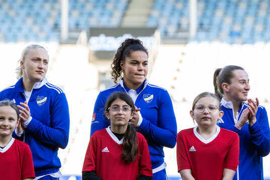 IFK Norrköpings Wilma Leidhammar, Jada Conijnenberg och