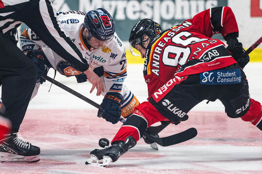 Växjös Sebastian Strandberg och Luleås Pontus Andreasson