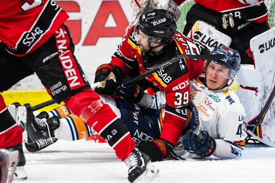 Luleås Pontus Själin och Växjös Ludvig Nilsson