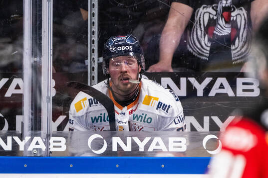 Växjös Martin Lundberg deppar i utvisningsbåset