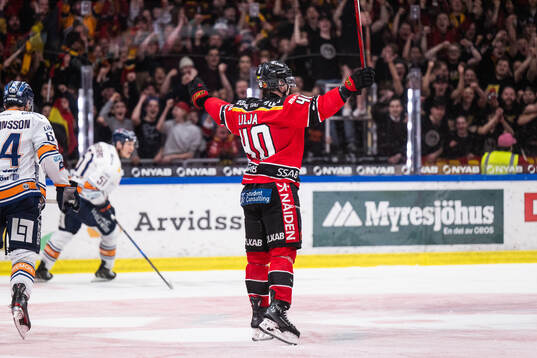 Luleås David Lilja jublar