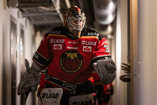 Luleås målvakt Joel Lassinantti