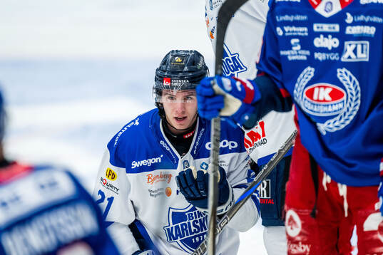 Karlskogas Christoffer Jansson har ont