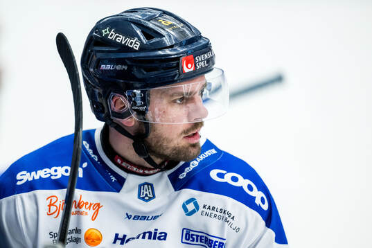 Karlskogas Kalle Jellvert deppar